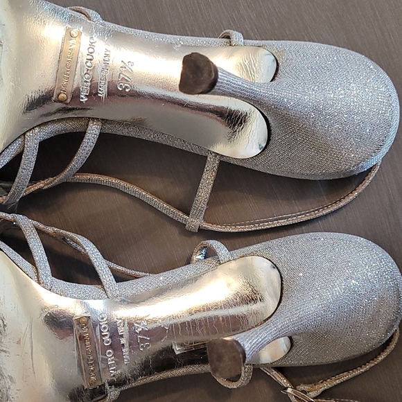 Dolce & Gabbana silver glitter heels - Picture 4 of 6
